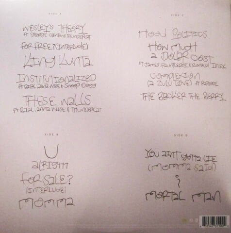 Kendrick Lamar – To Pimp A Butterfly LP PLAK