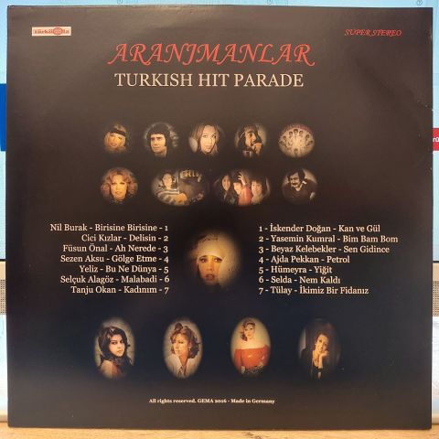 Various – Aranjmanlar - Turkish Hit Parade LP PLAK