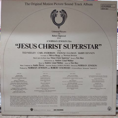 Various – Jesus Christ Superstar (The Original Motion Picture Sound Track Album) LP PLAK