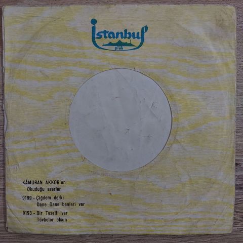 Kamuran Akkor – Bir Teselli Ver / Tövbeler Olsun 45LİK PLAK