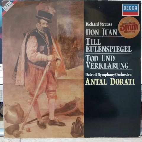 Richard Strauss, Detroit Symphony Orchestra - Antal Dorati LP PLAK