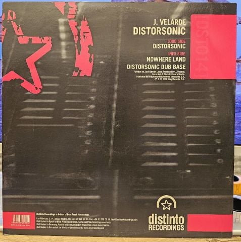 J. Velarde – Distorsonic LP PLAK