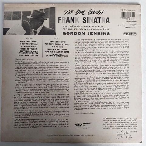 Frank Sinatra – No One Cares LP PLAK
