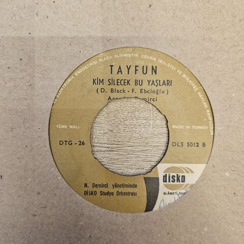Tayfun – Bizim Son Gecemiz / Kim Silecek Bu Yaşları 45LİK PLAK
