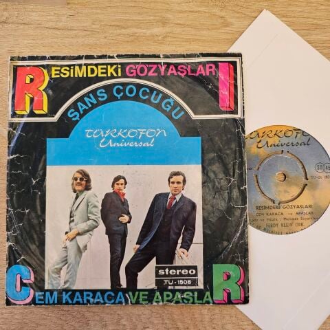 Cem Karaca Ve Apaşlar – Resimdeki Gözyaşları / Şans Çocuğu 45LİK PLAK