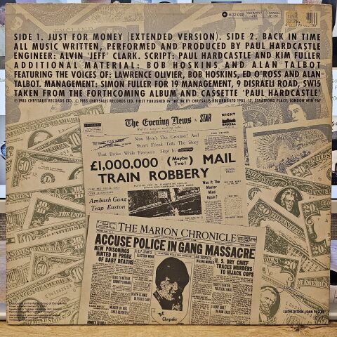 Paul Hardcastle – Just For Money (Extended Version) LP PLAK