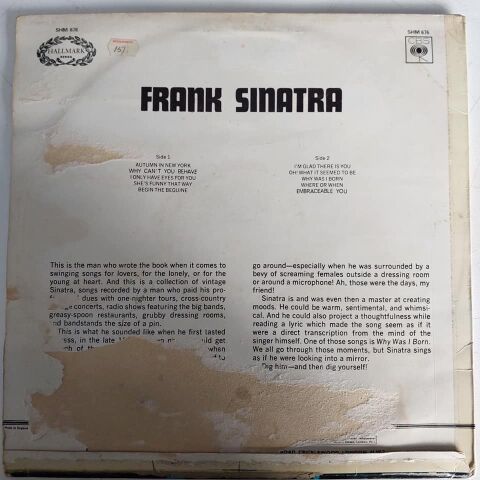 Frank Sinatra – Frank Sinatra LP PLAK