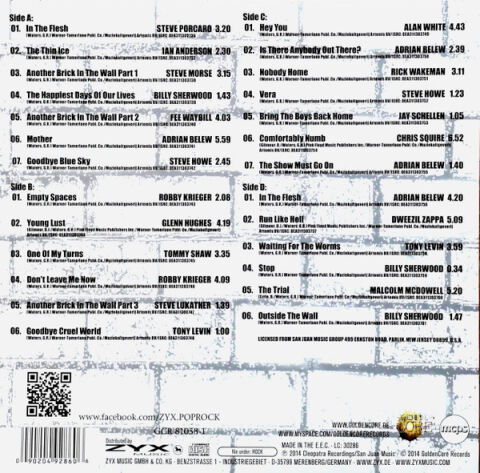 Various – Back Against The Wall (A Tribute To Pink Floyd) LP PLAK