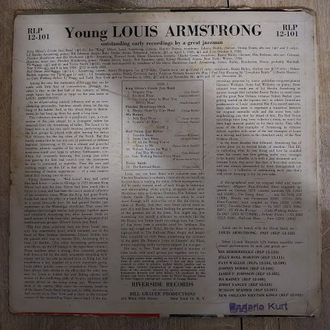 Louis Armstrong – Young Louis Armstrong LP PLAK
