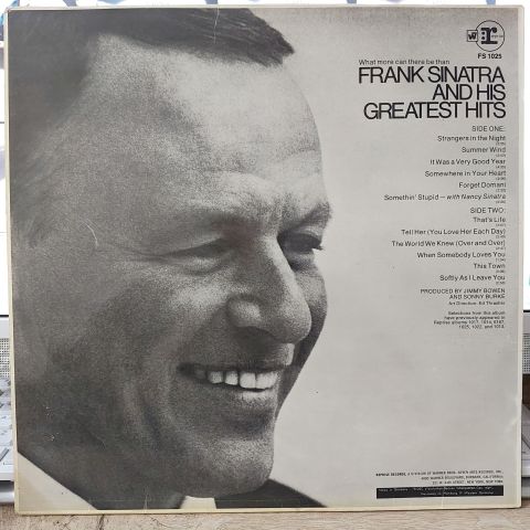 Frank Sinatra – Frank Sinatra's Greatest Hits LP PLAK