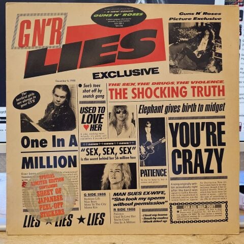 Guns N' Roses – G N' R Lies LP PLAK