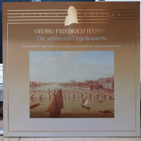Georg Friedrich Händel - Edgar Krapp LP PLAK