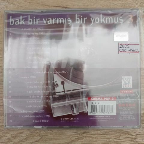 BAK BİR VARMIŞ BİR YOKMUŞ 3 CD