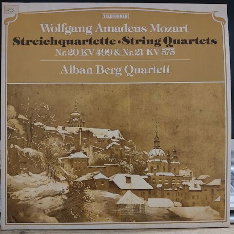 Wolfgang Amadeus Mozart, Alban Berg Quartett – Streichquartette · String Quartets Nr.20 KV 499 & Nr.21 KV 575 LP PLAK
