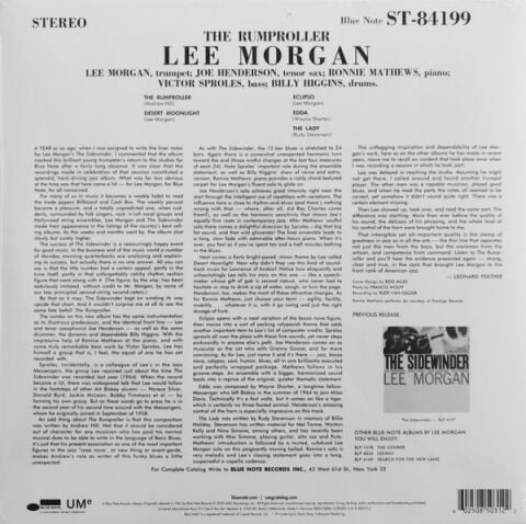 Lee Morgan – The Rumproller LP PLAK