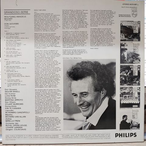 Mozart - Colin Davis, Martina Arroyo LP PLAK