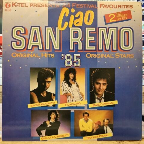 Various – Ciao San Remo '85 LP PLAK