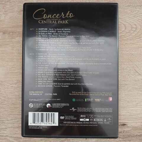 ANDREA BOCELLI KONSER DVD CD