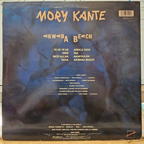 Mory Kante – Akwaba Beach  LP PLAK
