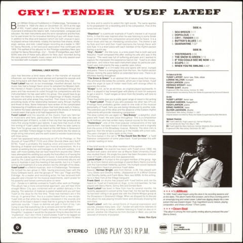 Yusef Lateef – Cry! Tender LP PLAK