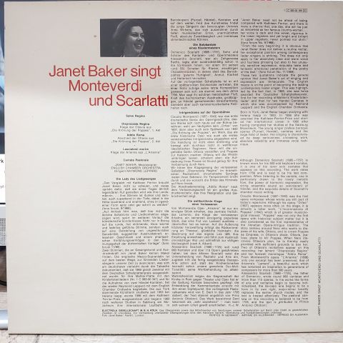 Janet Baker, English Chamber Orchestra, Raymond Leppard LP PLAK