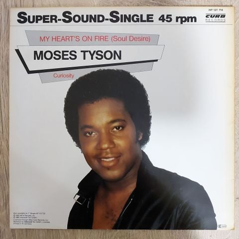 Moses Tyson – My Heart's On Fire (Soul Desire) / Curiosity LP PLAK