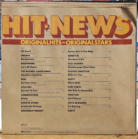 Various – Hit News Originalhits - Originalstars LP PLAK
