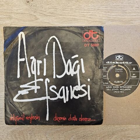 Ağrı Dağı Efsanesi – Deli Gönül Neylersin / Düşenin Dostu Olmaz 45LİK PLAK...
