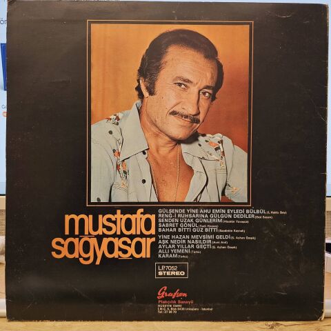 Mustafa Sağyaşar – Konser-1 LP PLAK