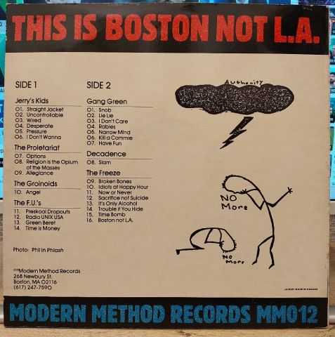 Various – This Is Boston Not L.A. LP PLAK