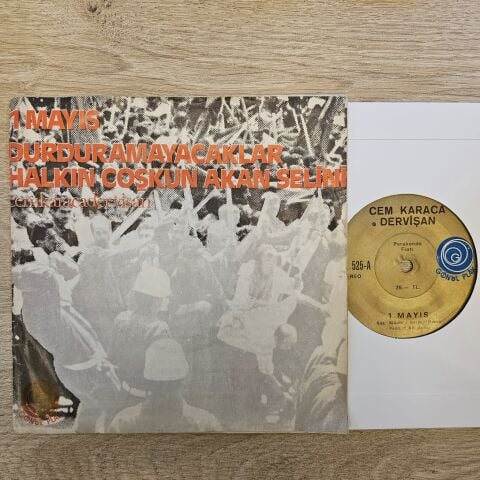 Cem Karaca, Dervişan – 1 Mayıs / Durduramayacaklar Halkın Coşkun Akan Selini 45LİK PLAK