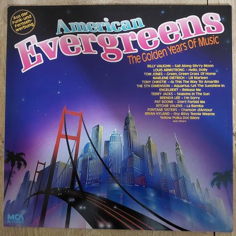 Various – American Evergreens - The Golden Years Of Music LP PLAK