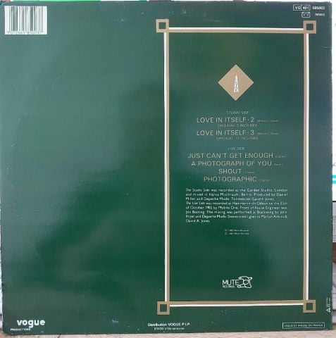 Depeche Mode – Love In Itself∙ 2 ∙ 3 And Live Tracks LP PLAK