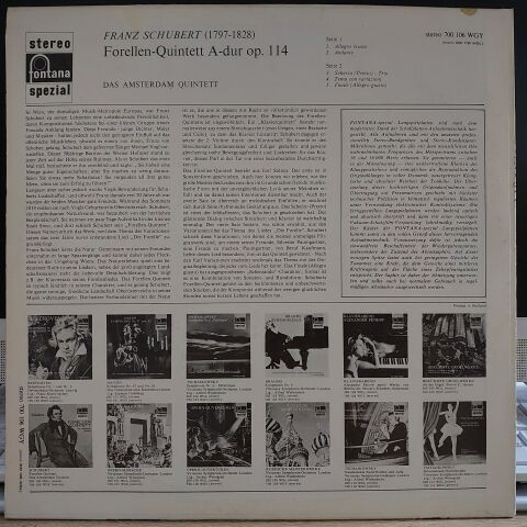 Franz Schubert – Forellen Quintett LP PLAK