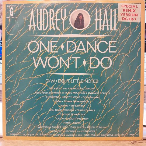 Audrey Hall – One Dance Won't Do LP PLAK