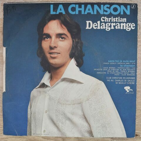 Christian Delagrange – Sans Toi Je Suis Seul 45LİK PLAK