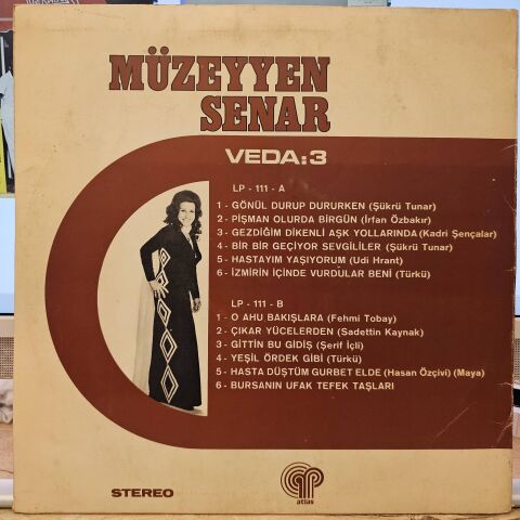 Müzeyyen Senar – Veda 3 LP PLAK