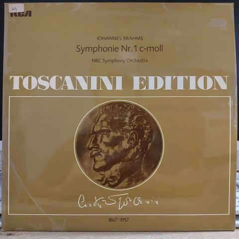 Johannes Brahms / NBC Symphony Orchestra – Symphonie Nr. 1 C-Moll LP PLAK