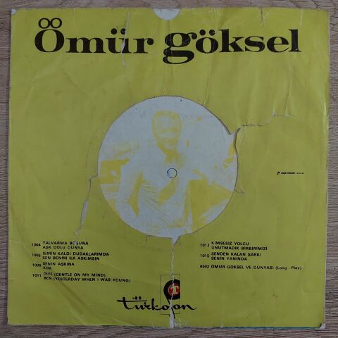 Ömür Göksel – Senden Kalan Şarkı / Senin Yanında 45LİK PLAK