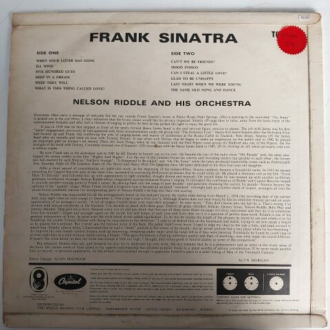 Frank Sinatra – When Your Lover Has Gone LP PLAK