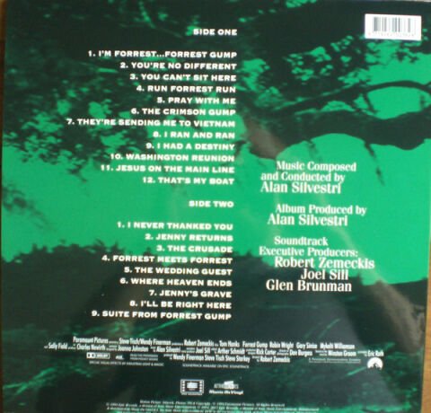 Alan Silvestri – Forrest Gump (Original Motion Picture Score) LP PLAK