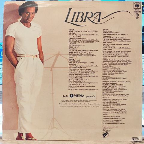 Julio Iglesias – Libra LP PLAK