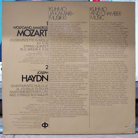 Various – Kuhmon Kamarimusiikki 1981 LP PLAK