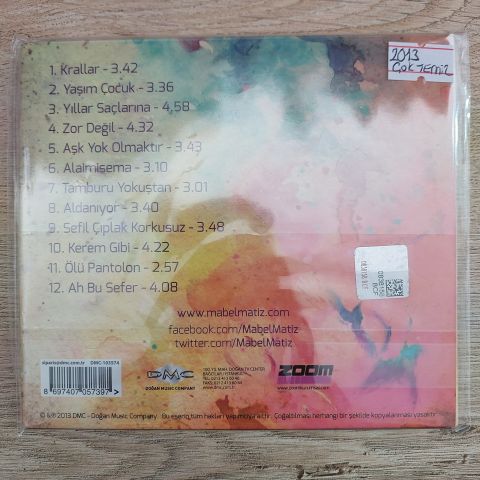 MABEL MATİZ - YAŞIM ÇOCUK CD