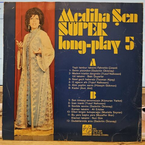 Mediha Şen – Süper Long-Play 5 LP PLAK