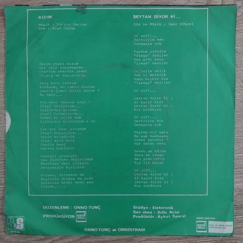 Ömür Göksel – Şeytan Diyor ki / Kızım 45LİK PLAK