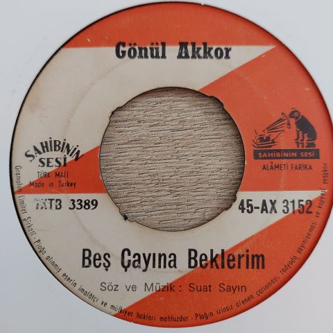 GÖNÜL AKKOR - BEŞ ÇAYINA BEKLERİM 45LİK PLAK