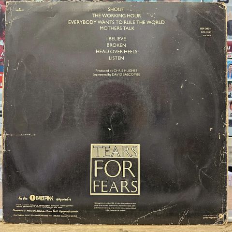 Tears For Fears – Songs From The Big Chair LP PLAK