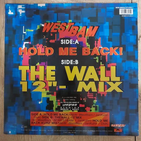 WestBam – Hold Me Back LP PLAK