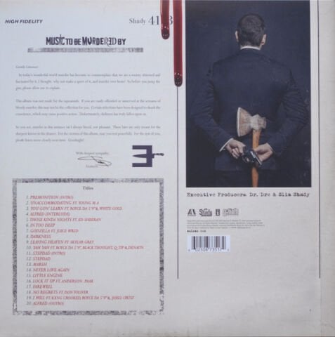 Eminem, Slim Shady – Music To Be Murdered By LP PLAK